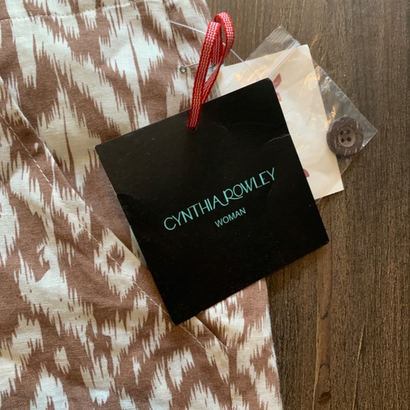 Cynthia Rowley Woman linen bland shirts.‎ NWT - Picture 2 of 4